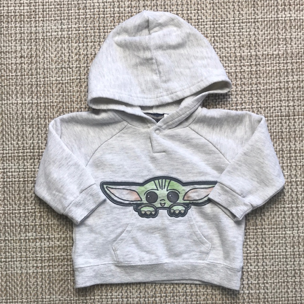 Star Wars Yoda Hoodie (size 6-9m)